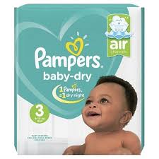 Pampers Baby Dry Size 3 Midi 4-9Kg 60 Pieces